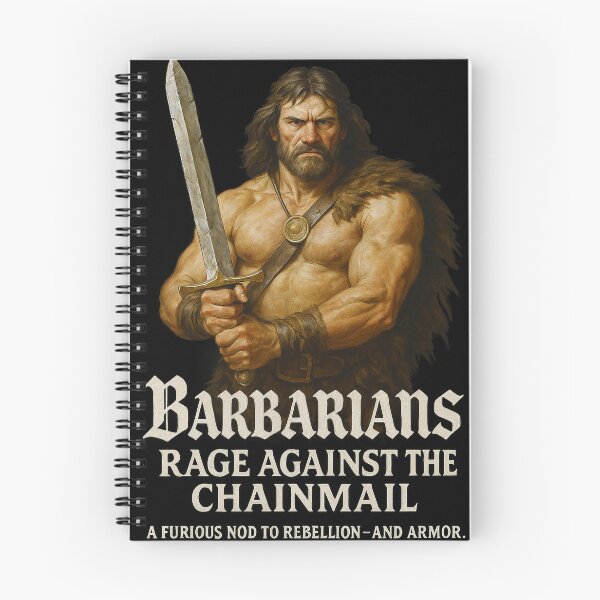 Item preview,    Barbarians – Rage Against the Chainmail designed and sold by abby-thorns.