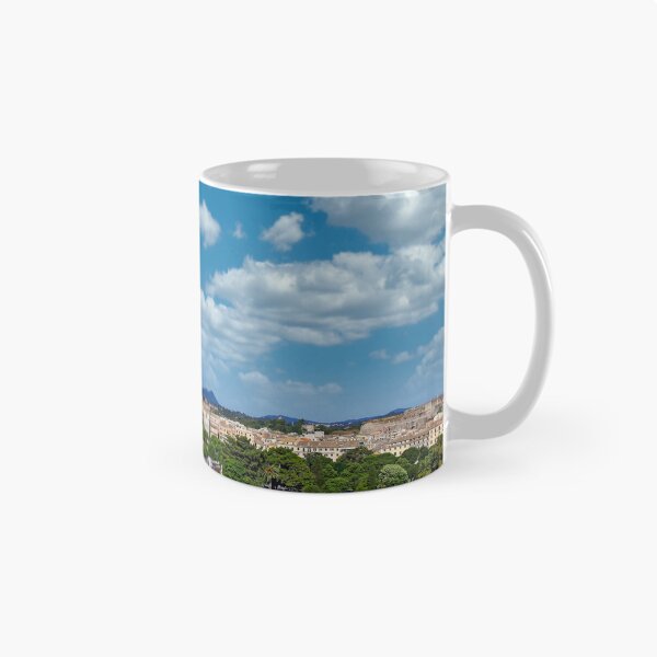 Item preview, Clock Tower of the Old Fortress and Corfu Town Skyline in Greece designed and sold by goceris.