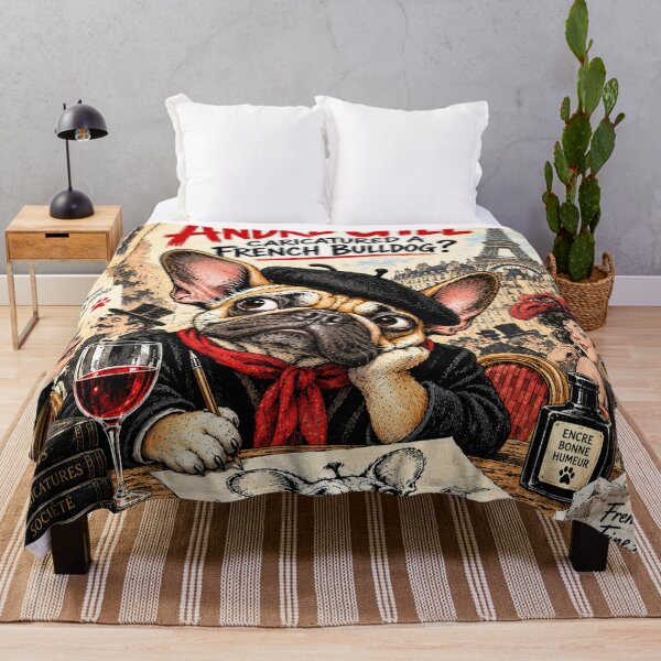 Item preview, Parisian Frenchie – André Gill Inspired French Bulldog Caricature in Paris designed and sold by cipoprimo.