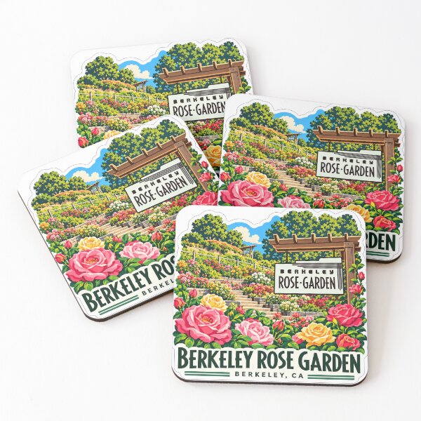 Item preview, Berkeley's Rose Garden sticker and shirt design designed and sold by PIXEL POP DESIGNS - Beyond the Norm!.
