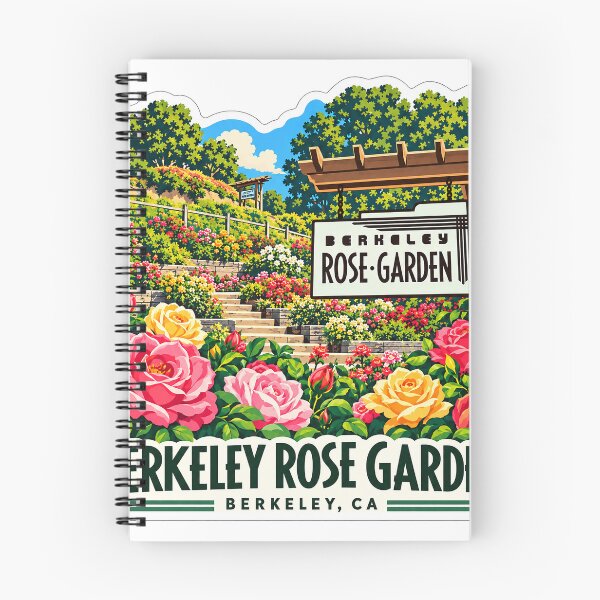 Item preview, Berkeley's Rose Garden sticker and shirt design designed and sold by PIXEL POP DESIGNS - Beyond the Norm!.