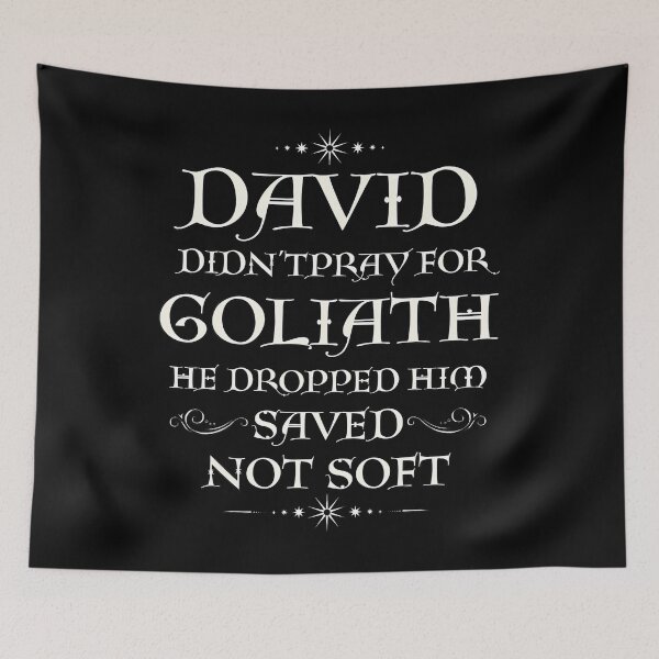 Item preview, David And Goliath Bible Verse designed and sold by darriahad.