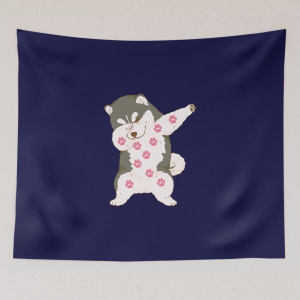 Item preview, Cute Dabbing Siberian Husky Puppy Dog Lover Funny Paw Prints Mom designed and sold by stormk10.