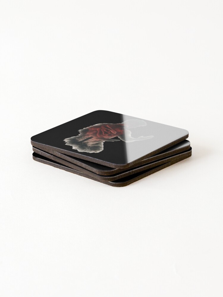 Thumbnail 4 of 5, Coasters (Set of 4), Kung Fu Snake designed and sold by ReneMM.