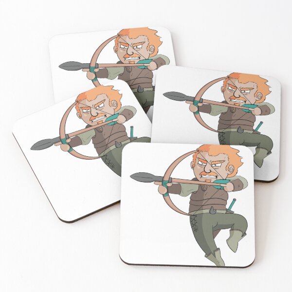 Item preview, Hans the Archer – Fantasy Bowman Character Art designed and sold by playful-one.