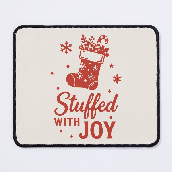 Item preview, Stuffed With Joy – Festive Christmas Stocking Art designed and sold by Tklezardesigns.