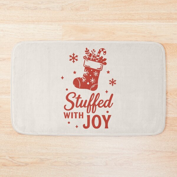 Item preview, Stuffed With Joy – Festive Christmas Stocking Art designed and sold by Tklezardesigns.