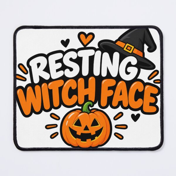 Item preview, Resting Witch Face Funny Halloween Quote Design designed and sold by Kenzie & Co.