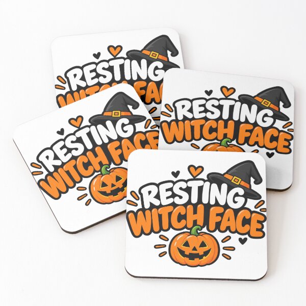 Item preview, Resting Witch Face Funny Halloween Quote Design designed and sold by Kenzie & Co.