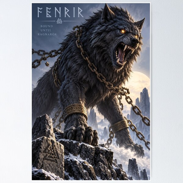Item preview, Norse Mythology: Fenrir designed and sold by Moviebuff91.
