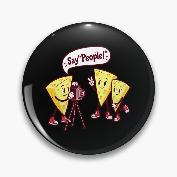 Item preview, Say “People!” Cheese Photography Pun designed and sold by elderberry.