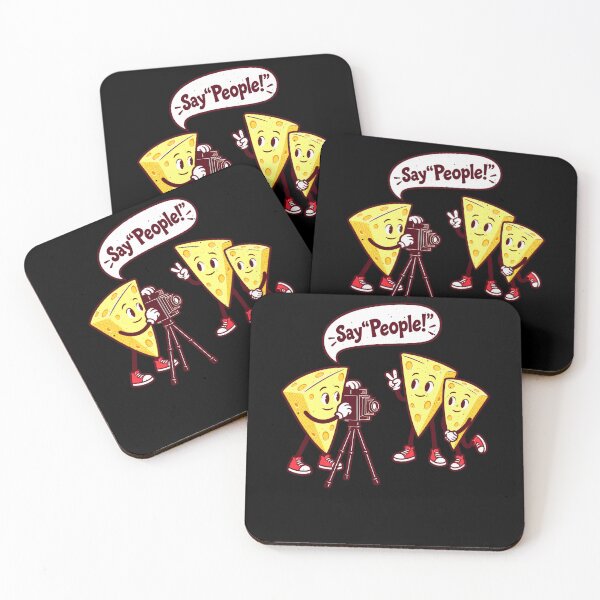 Item preview, Say “People!” Cheese Photography Pun designed and sold by elderberry.