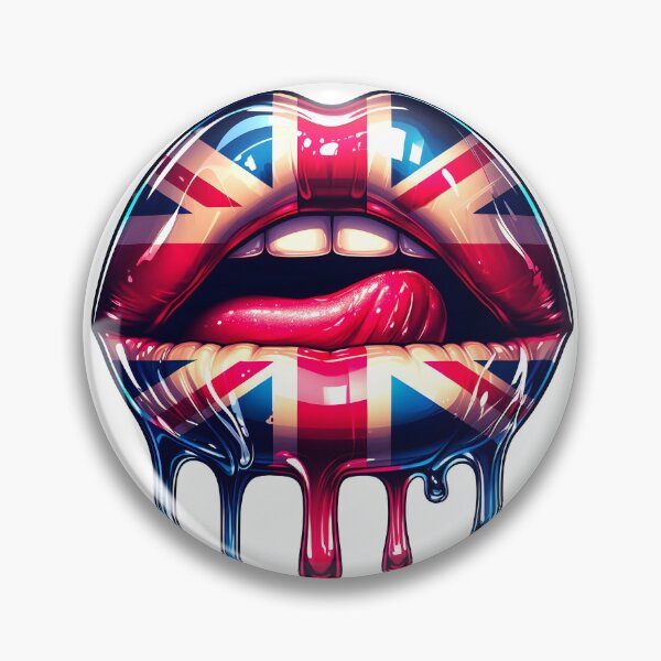 Item preview, Union Jack Dripping Lips designed and sold by ARTAFACT.