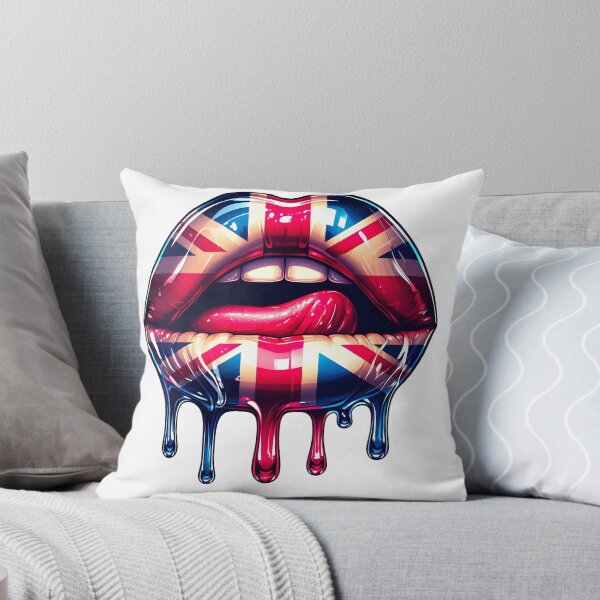 Item preview, Union Jack Dripping Lips designed and sold by ARTAFACT.