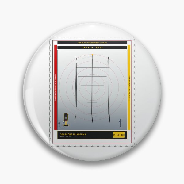 Item preview, Jülich Transmitter Shortwave SWL DX Stamp 6075 kHz 1953–2011 designed and sold by TribeGlyph.