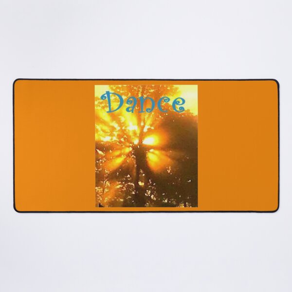 Item preview, Watercolor, of a backlit tree in glowing orange, showing a man in the branches and the word dance in teal. designed and sold by aswoa.