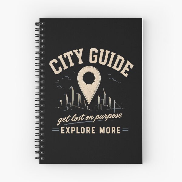Item preview, City Guide Get Lost On Purpose Skyline Design designed and sold by MOCH- ART.