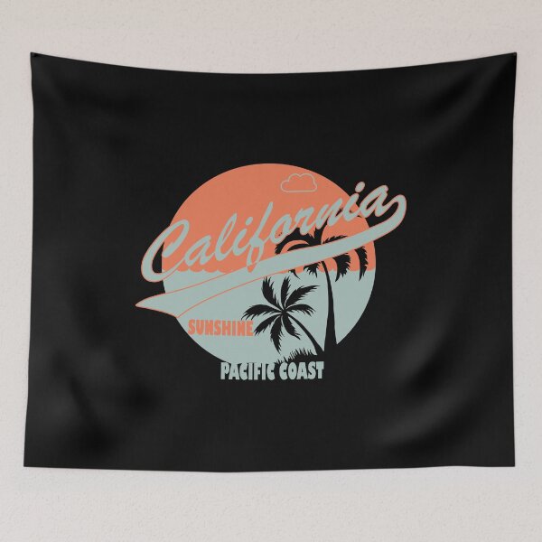 Item preview, California Sunshine Pacific Coast Surf Beach Design designed and sold by FuzionRaptor.