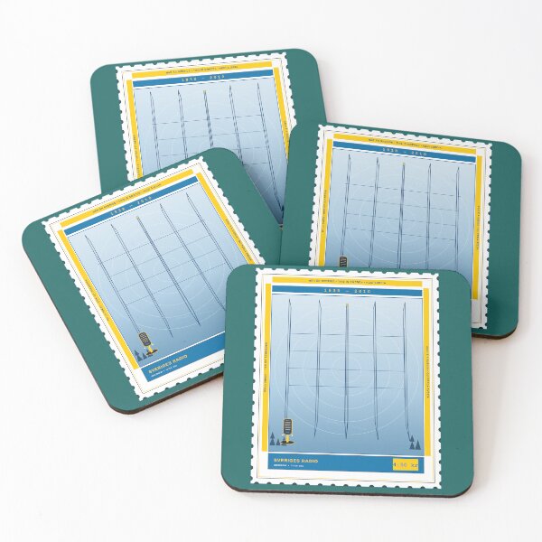 Item preview, Stockholm Shortwave SWL DX Stamp 11705 kHz 1938–2010 designed and sold by TribeGlyph.