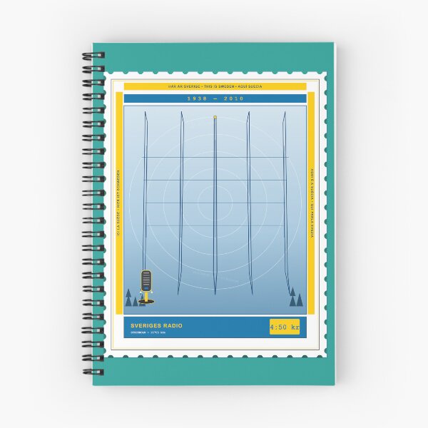 Item preview, Stockholm Shortwave SWL DX Stamp 11705 kHz 1938–2010 designed and sold by TribeGlyph.