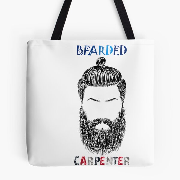 Item preview, Bearded Carpenter Illustration Crafting Woodworking Design designed and sold by ivica36.