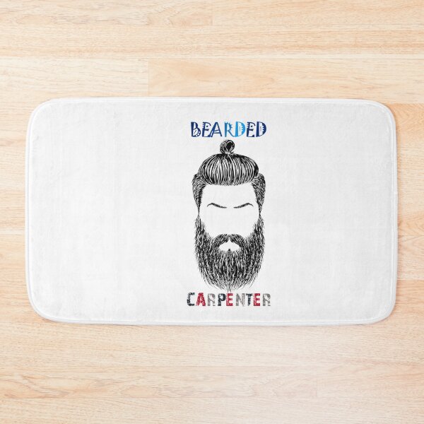 Item preview, Bearded Carpenter Illustration Crafting Woodworking Design designed and sold by ivica36.