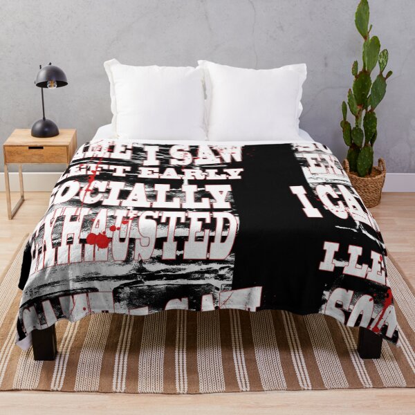 Item preview, I Came I Saw I Left Early Socially Exhausted | Horror Funny Introvert Design designed and sold by AreKreative.