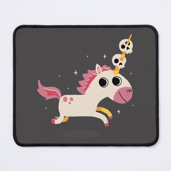 Item preview, Unicorn of Death Fantasy Creature Illustration with Dark and Mystical Vibes designed and sold by Tarakaya.