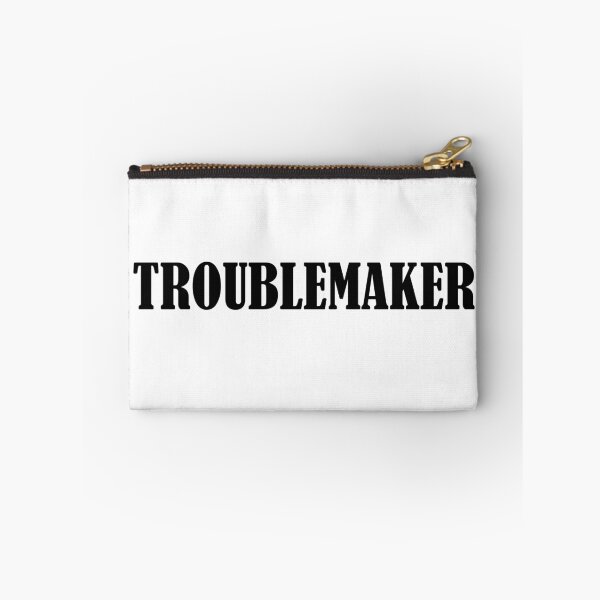 Item preview, Troublemaker black lettering designed and sold by natalik2024.