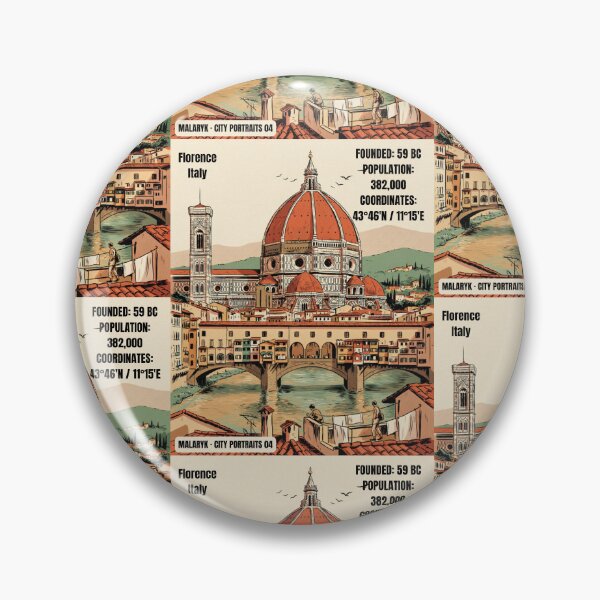 Item preview, Florence Italy Retro Comics City Portrait No. 04 designed and sold by Malaryk.