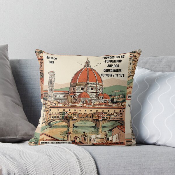 Item preview, Florence Italy Retro Comics City Portrait No. 04 designed and sold by Malaryk.