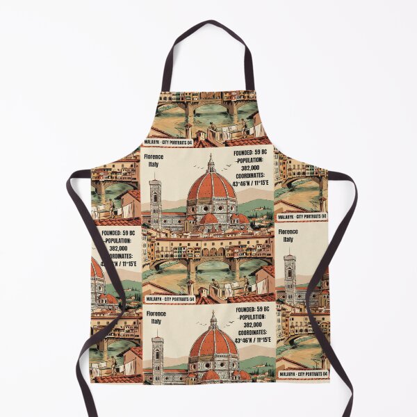 Item preview, Florence Italy Retro Comics City Portrait No. 04 designed and sold by Malaryk.