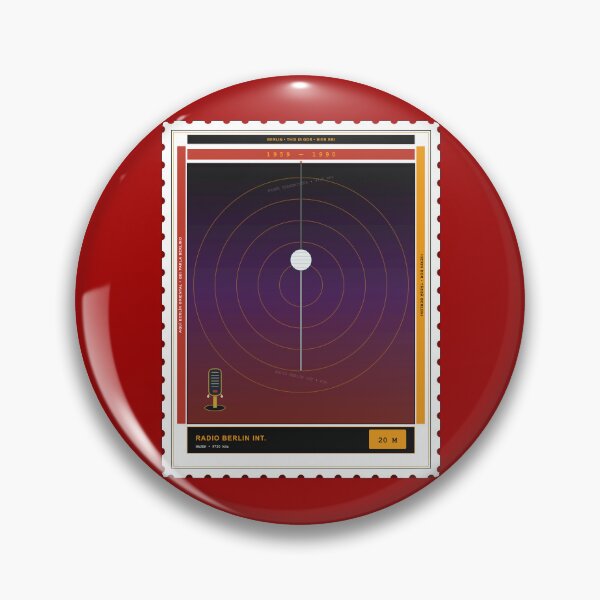 Item preview, Berlin Shortwave SWL DX Stamp 9730 kHz 1959–1990 designed and sold by TribeGlyph.