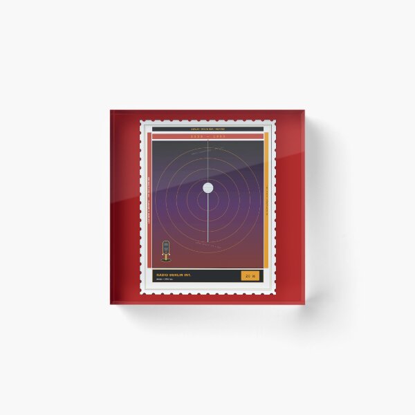 Artikelvorschau, Berliner Kurzwellensender SWL DX-Stempel 9730 kHz 1959–1990 entworfen und verkauft von TribeGlyph.