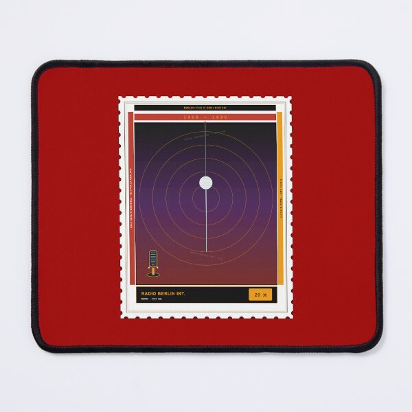 Item preview, Berlin Shortwave SWL DX Stamp 9730 kHz 1959–1990 designed and sold by TribeGlyph.