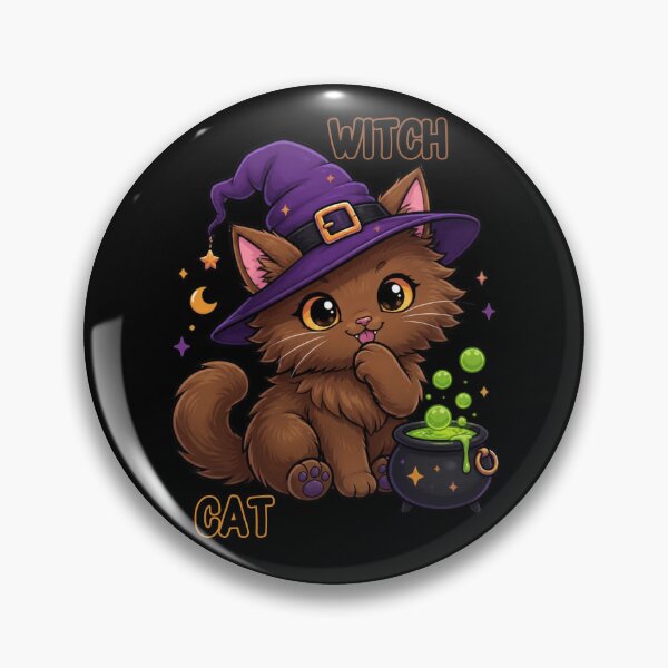 Item preview, Witch Cat – Cute Spooky Halloween Cat designed and sold by VisualPantry.