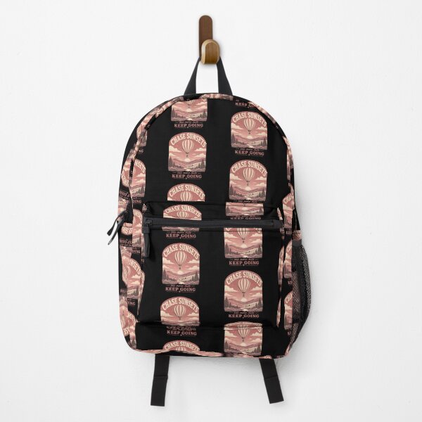 Item preview, Chase Sunsets Keep Going Hot Air Balloon Design designed and sold by MOCH- ART.