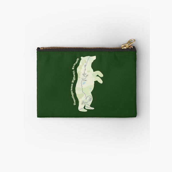 Item preview, Transfagarasan Highway Bear Map – Romania on Two Wheels designed and sold by CustomTravelArt.