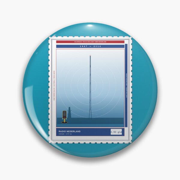 Item preview, Hilversum Shortwave SWL DX Stamp 11730 kHz 1947–2014 designed and sold by TribeGlyph.
