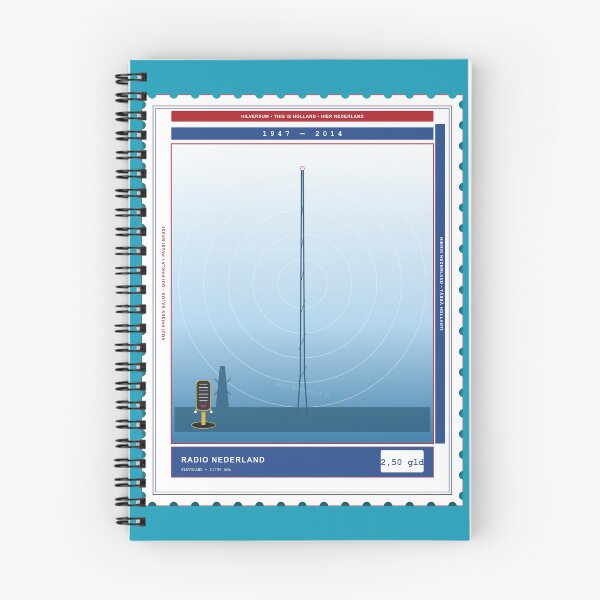Item preview, Hilversum Shortwave SWL DX Stamp 11730 kHz 1947–2014 designed and sold by TribeGlyph.