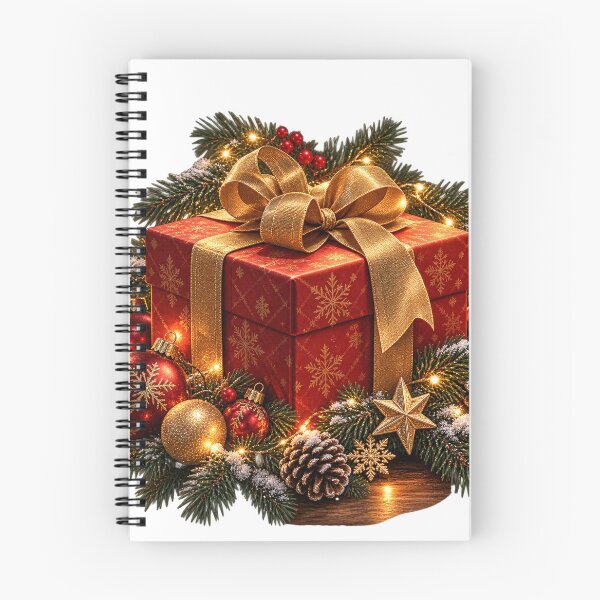 Item preview, Christmas Gift Box Painterly Art designed and sold by SunnyDesign82.