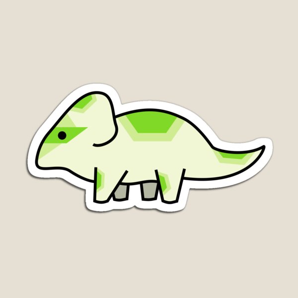 Item preview, Cute Green Protoceratops - Geometric Pastel Dinosaur designed and sold by JayMakesTiktok.