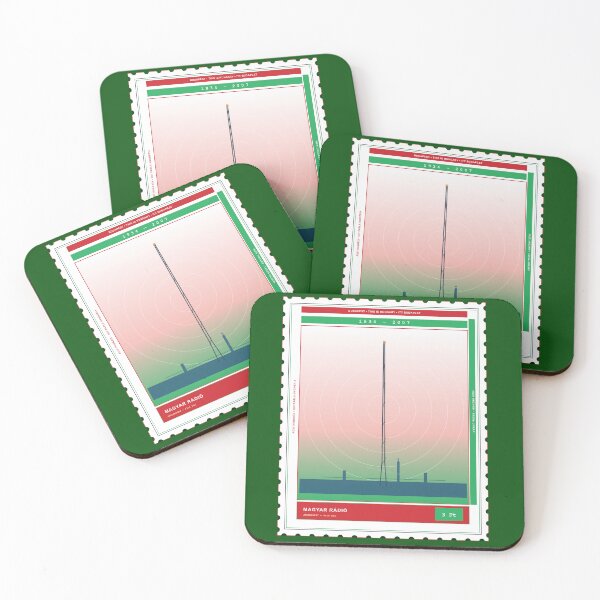 Item preview, Budapest Shortwave SWL DX Stamp 6105 kHz 1934–2007 designed and sold by TribeGlyph.