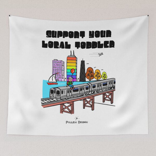 Item preview, Support your local toddler designed and sold by Pollen-Design.