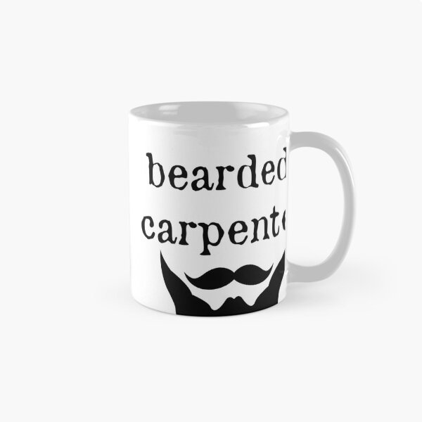 Aperçu de l'œuvre Menuisier barbu, artisanat du travail du bois, conception créée et vendue par speedgreen.