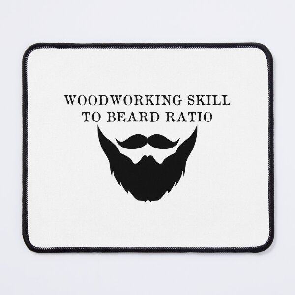 Item preview, Bearded Carpenter Woodworking Skill to Beard Ratio Funny Design designed and sold by speedgreen.
