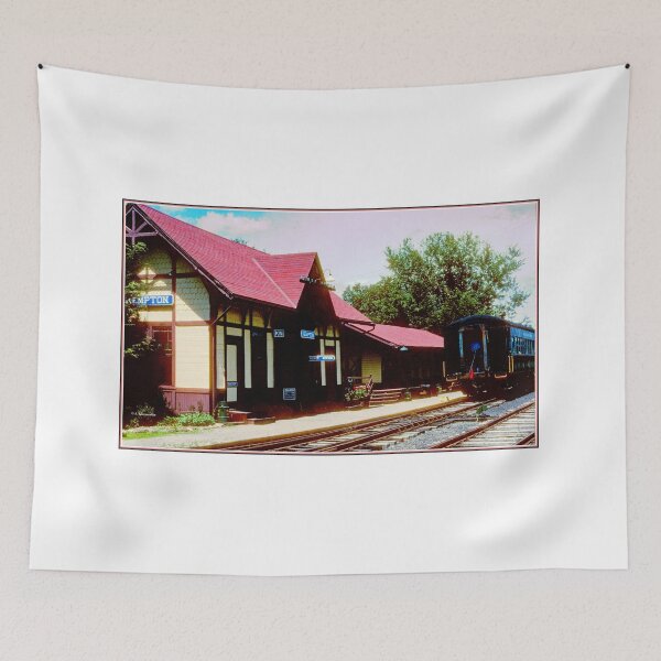 Item preview, Kempton, Pennsylvania, June 8, 1996, Train Depot, Passenger Car and Tracks designed and sold by AMacGPhilly.