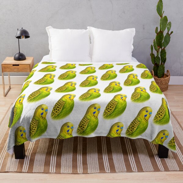 Item preview, Yellow and green parrot pattern with black spots designed and sold by natalik2024.