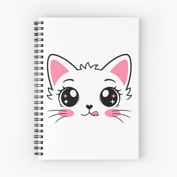 Item preview, Cute Kawaii Cat Face | Sparkly Eyes Kitten Design For Cat Lovers designed and sold by StyxIND.