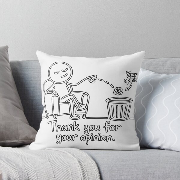 Item preview, Thank You for Your Opinion – Funny Sarcastic Doodle designed and sold by Mavriboy.